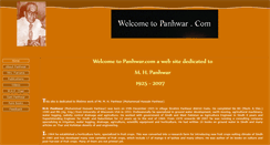 Desktop Screenshot of panhwar.org